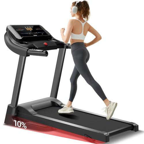 Home Folding Treadmill with Pulse Sensor, 2.5 HP, 7.5 MPH, 265 LBS Capacity K2178