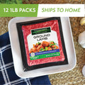 Grass Fed Free Range Ground Lamb, Twelve 1 lb Packages Z345