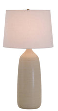 31 inch One Light Stoneware Table V760