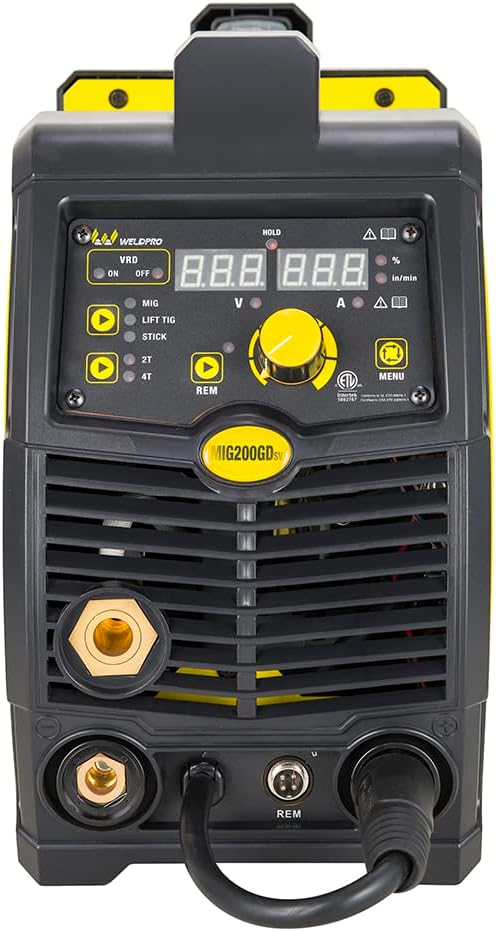200 Amp Inverter Multi Process Welder Dual Voltage 220V/110V Mig Tig Arc Stick 3 in 1 Welding Machine A10026