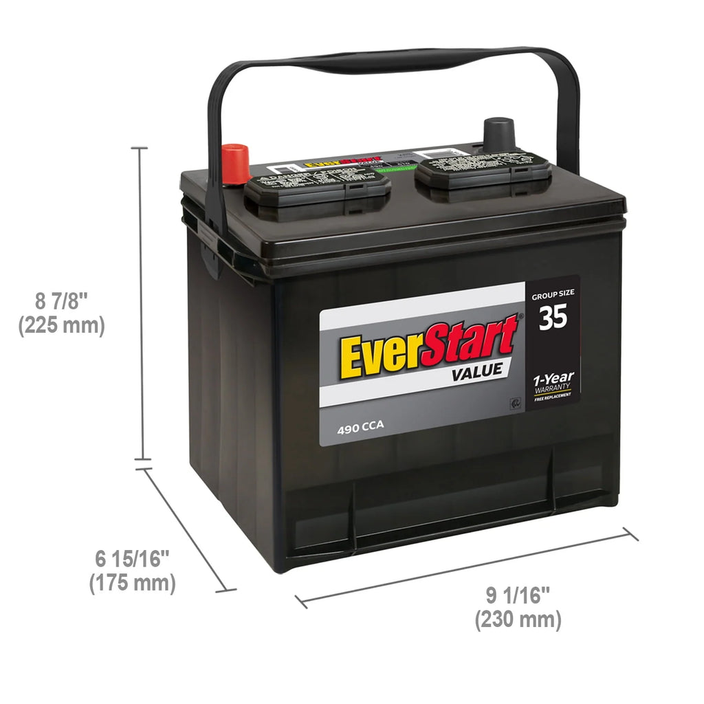 Group Size 35 12 Volt Lead Acid Automotive Battery P5362