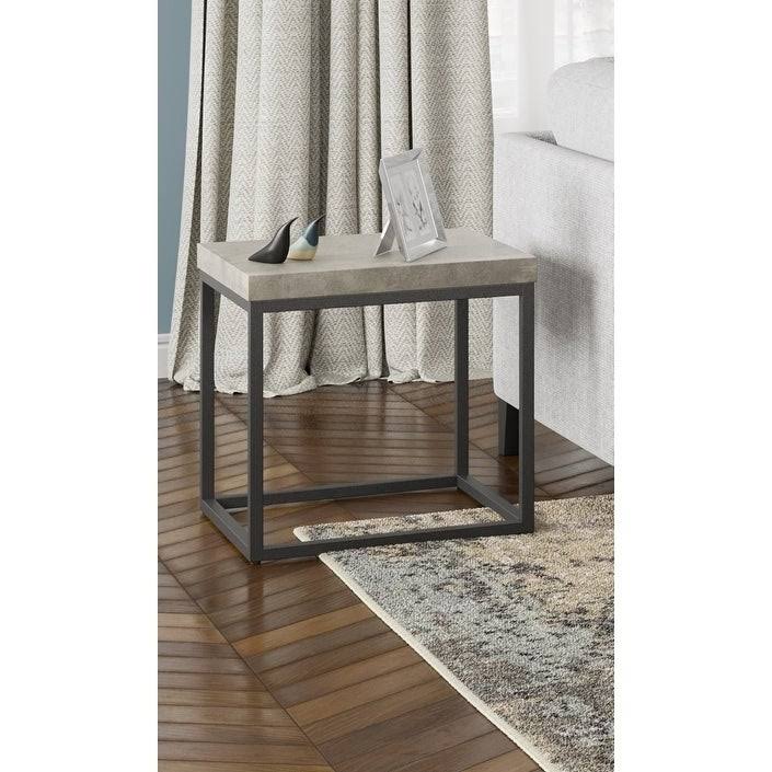 Concrete Finish End Table S2716