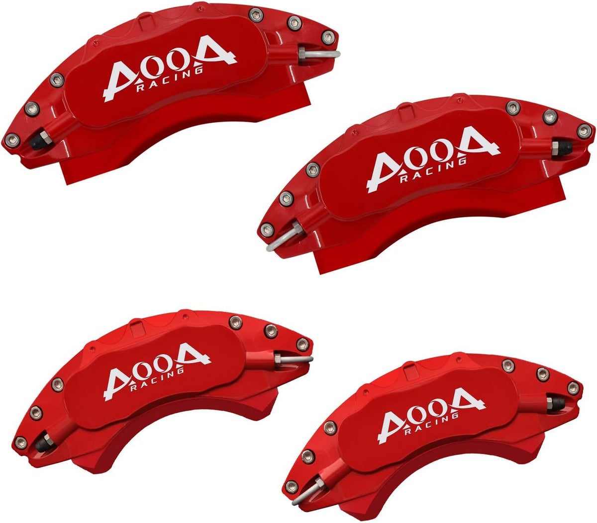 Red Brake Caliper Covers Set of 4 Q4154