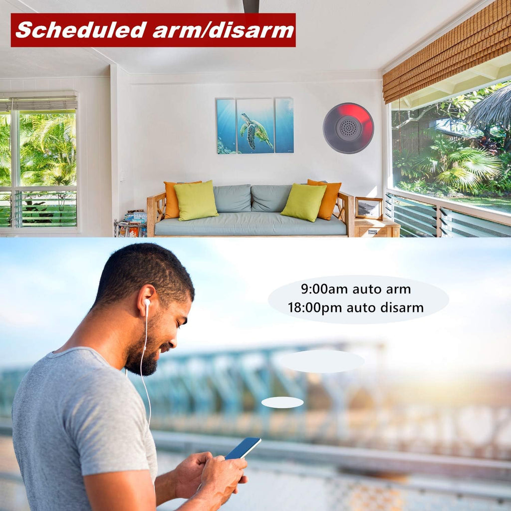 WiFi Alarm System 9 Pieces-Kit Wireless X579