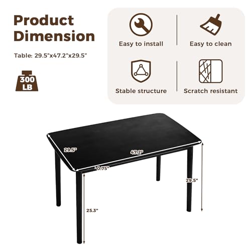 Walnut Solid Wood Square Dining Table H1475