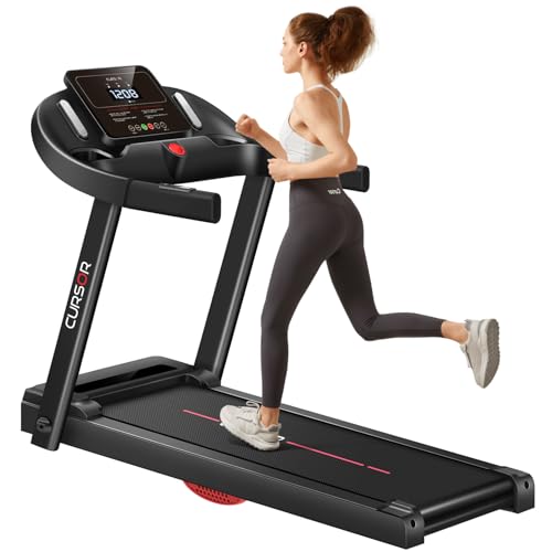Home Folding Treadmill with Pulse Sensor, 2.5 HP, 7.5 MPH, 265 LBS Capacity K2178