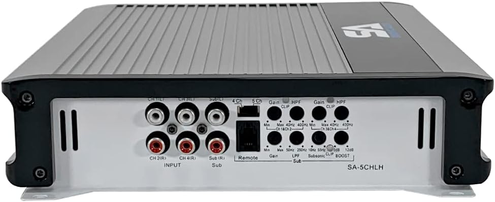 5 Channel 1100 Watt Class D Car Amplifier D741