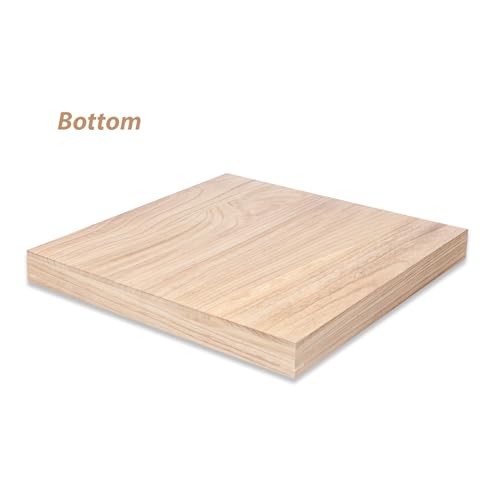 Large Square Rustic Wood Serving Tray 24 x 24 H788946