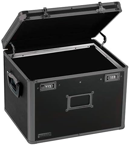 Locking File Storage Chest, Tactical Black, 16.5 x 13.5 x 12 inches D316607