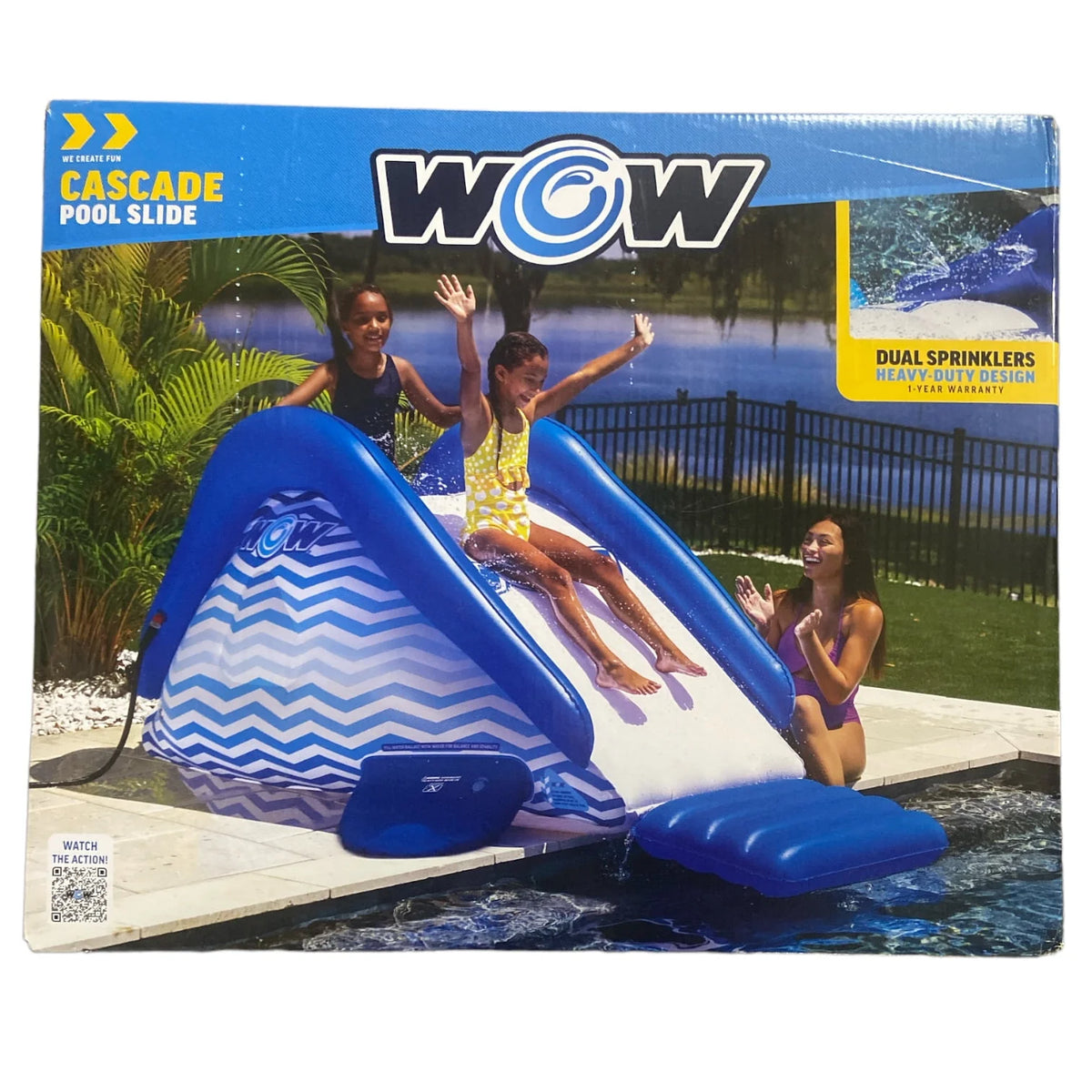Inflatable Pool Slide with Sprinkler G883