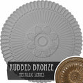 30x22OD x 1 1/4x22P Rubbed Bronze Ceiling Medallion U20239