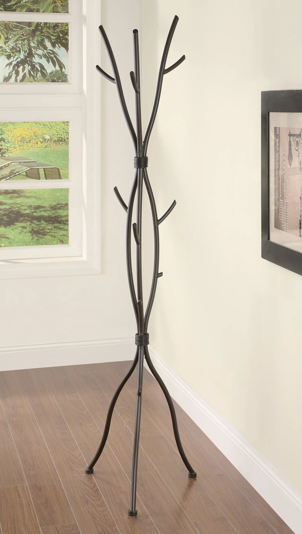 Brown Coat Rack L7859
