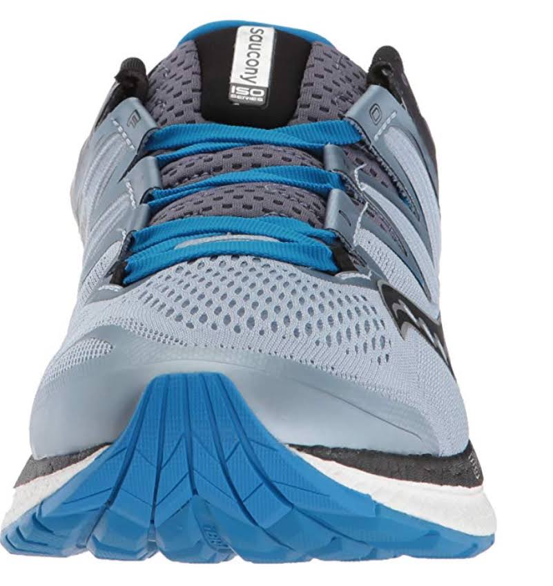 Grey Blue Black Running Shoes B907692