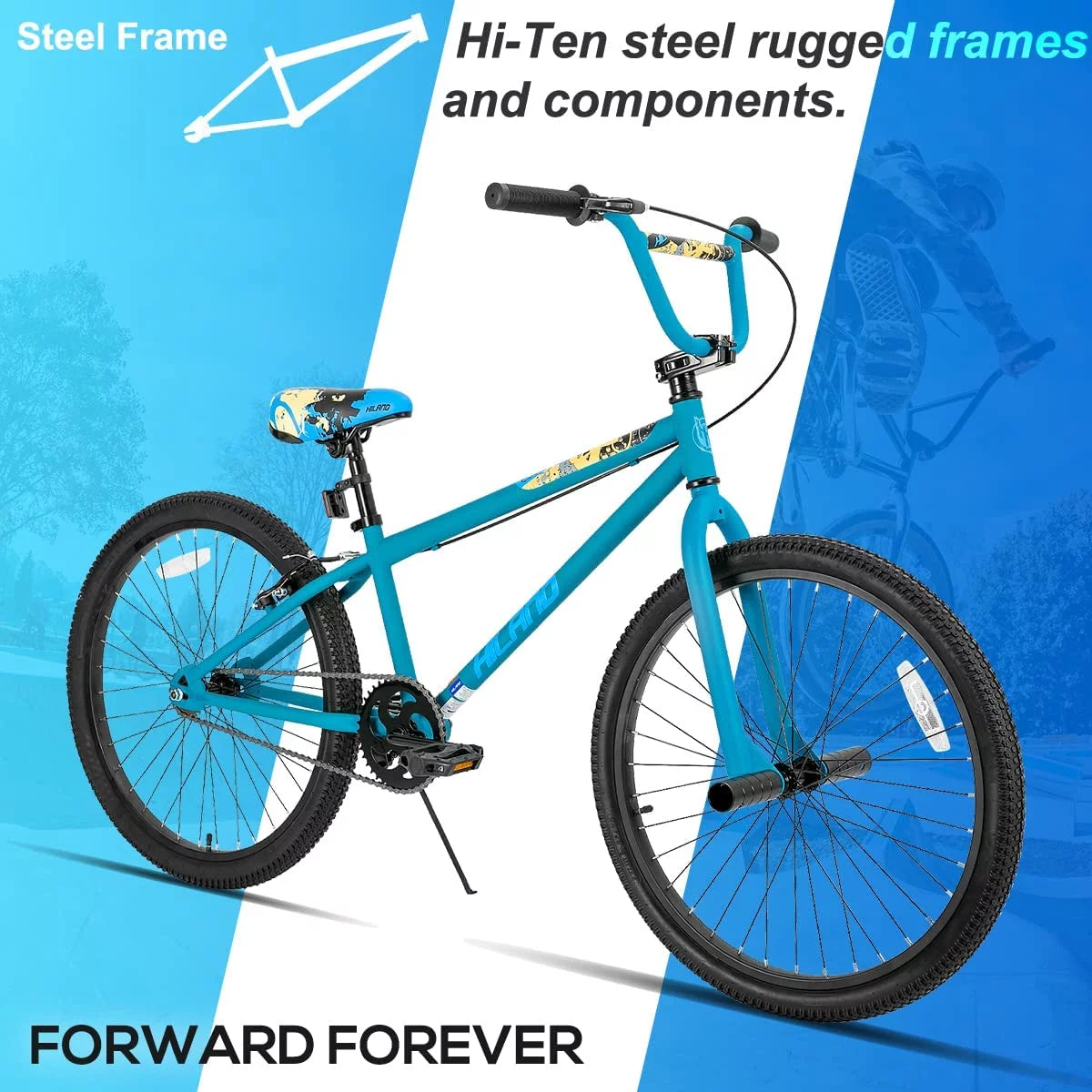 24 & 26 inch BMX Bike with 2 Pegs U72428