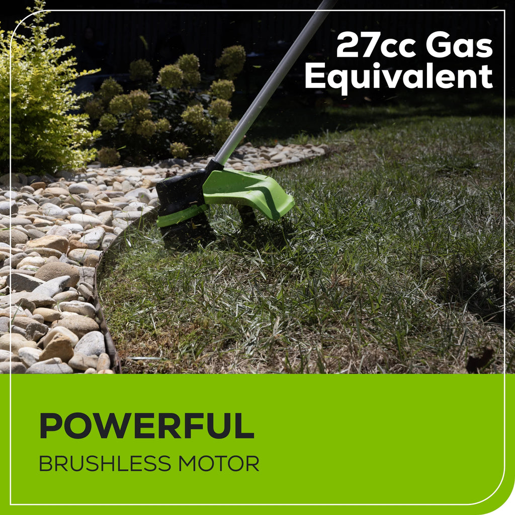 60V 16” Front Mount String Trimmer with 2.5 Ah Battery J93120