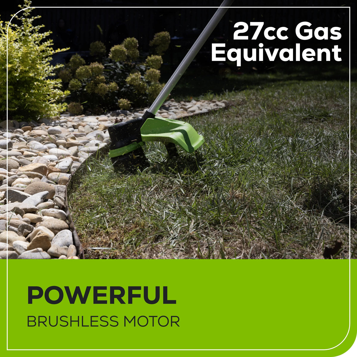 60V 16” Front Mount String Trimmer with 2.5 Ah Battery J93120