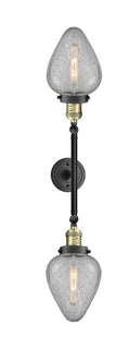 2 Light Antique Brass Bath Vanity Light X3138