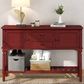 Gray 47inch Console Table with 2 Drawers, 2 Cabinets and 1 Shelf X510