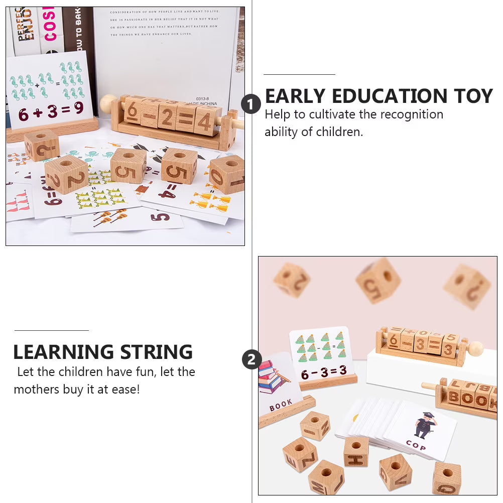 Wooden Learning String Toy Building Blocks L480171