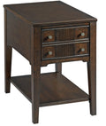 Warm Espresso Chairside Table J406
