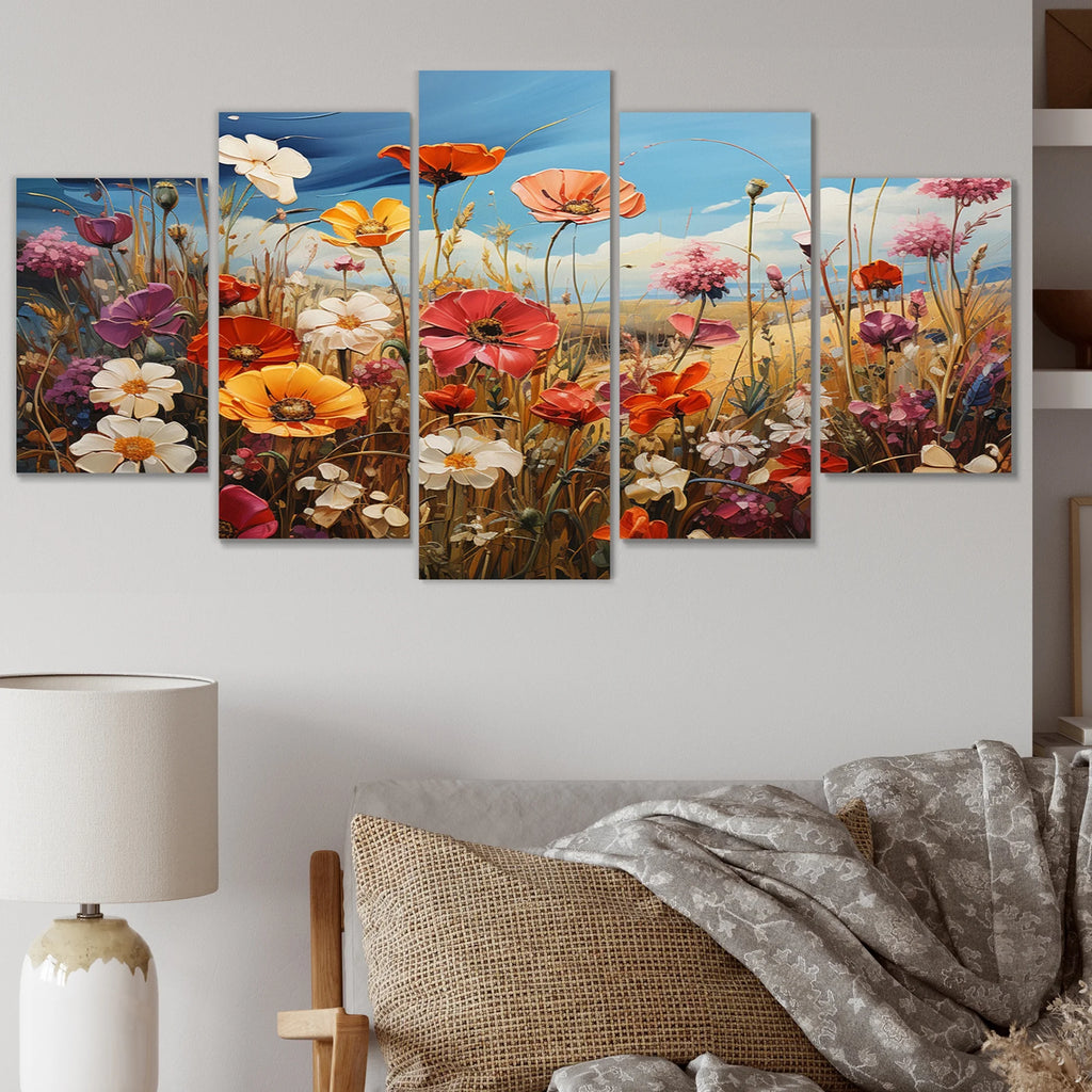 Floral Metal Wall Décor Set N71807