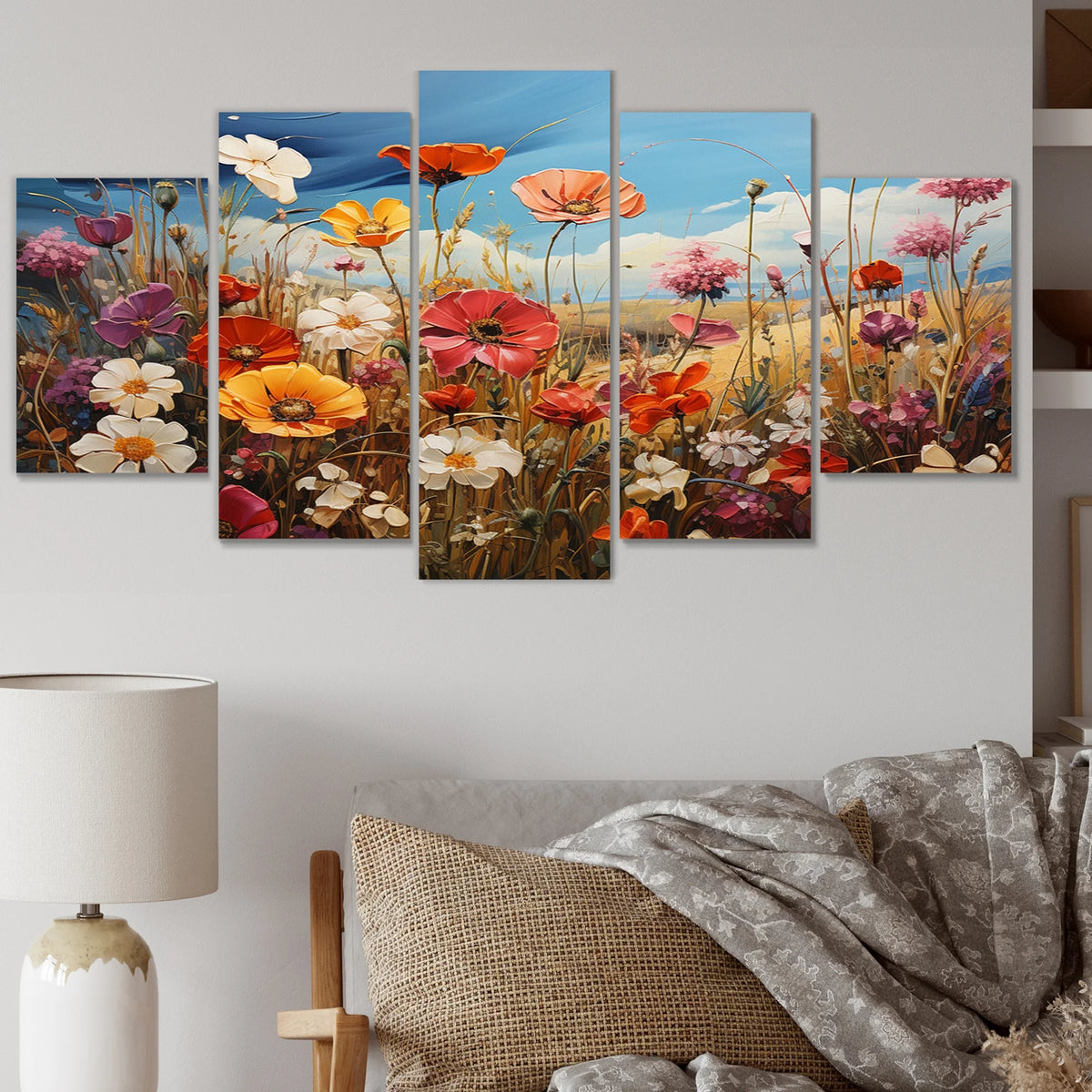Floral Metal Wall Décor Set N71807