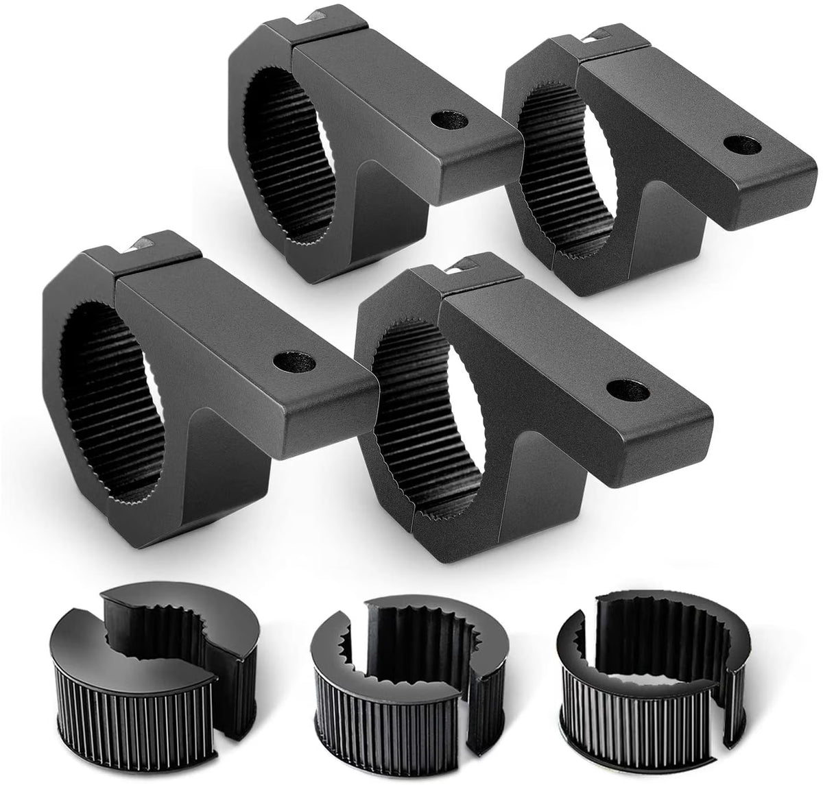 4PCS Mounting Bracket Kit LED Light Bar Tube Clamp Holder W4062