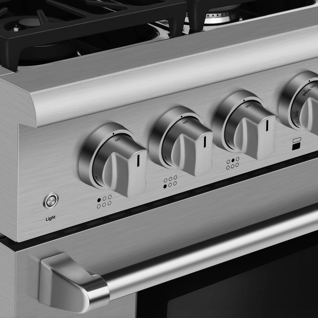 36 in. Recessed Gas Stove Cooktop with 5 Sealed Burners in Stainless Steel U66672