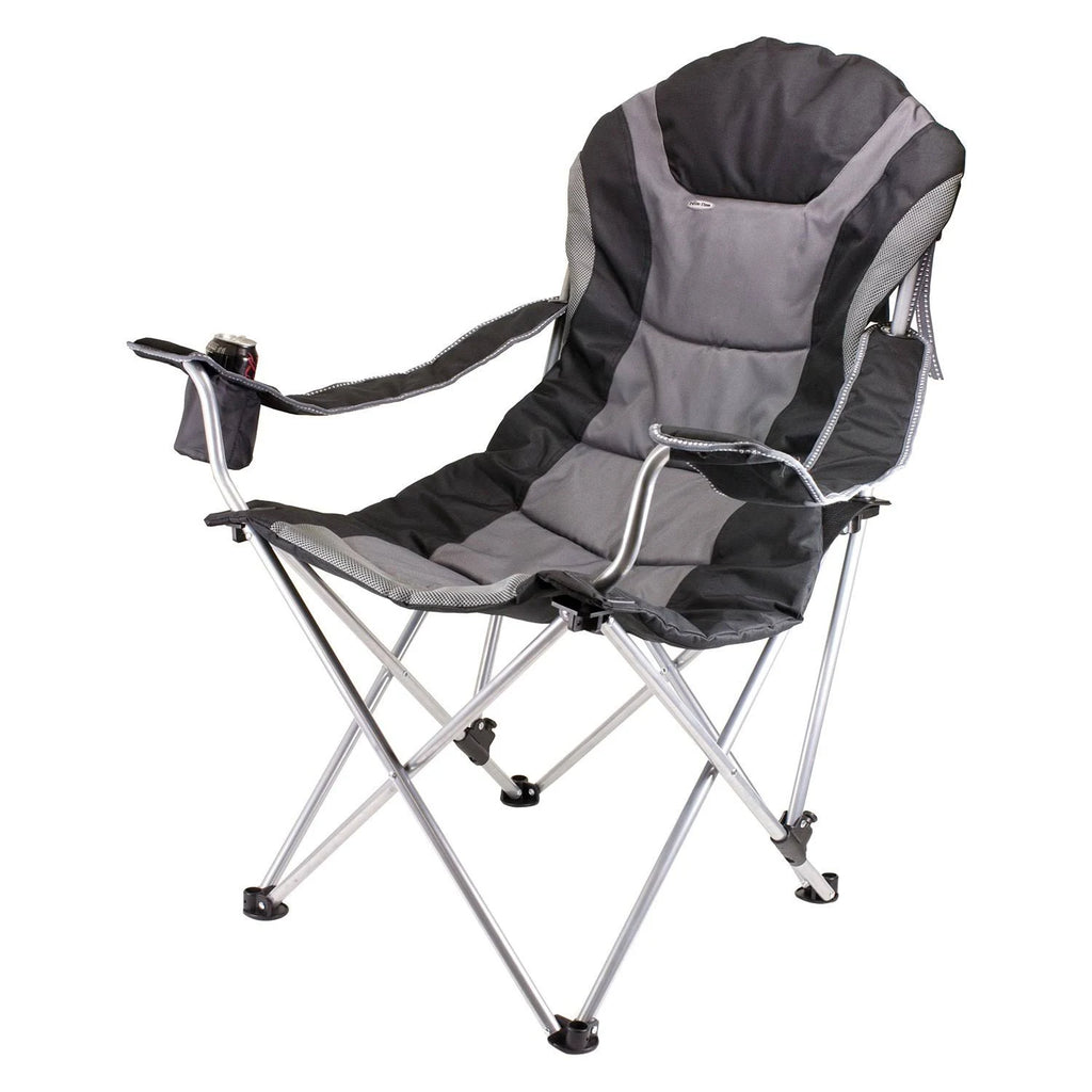 Black Reclining Camp Chair L71555
