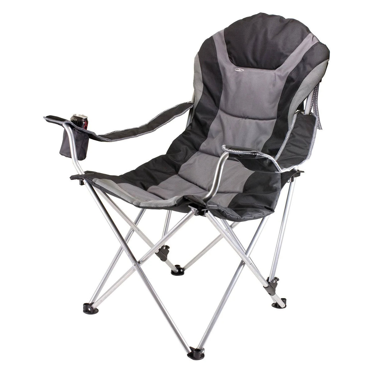Black Reclining Camp Chair L71555