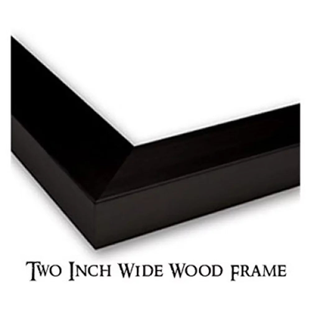 Black Modern Framed Art Print A7905