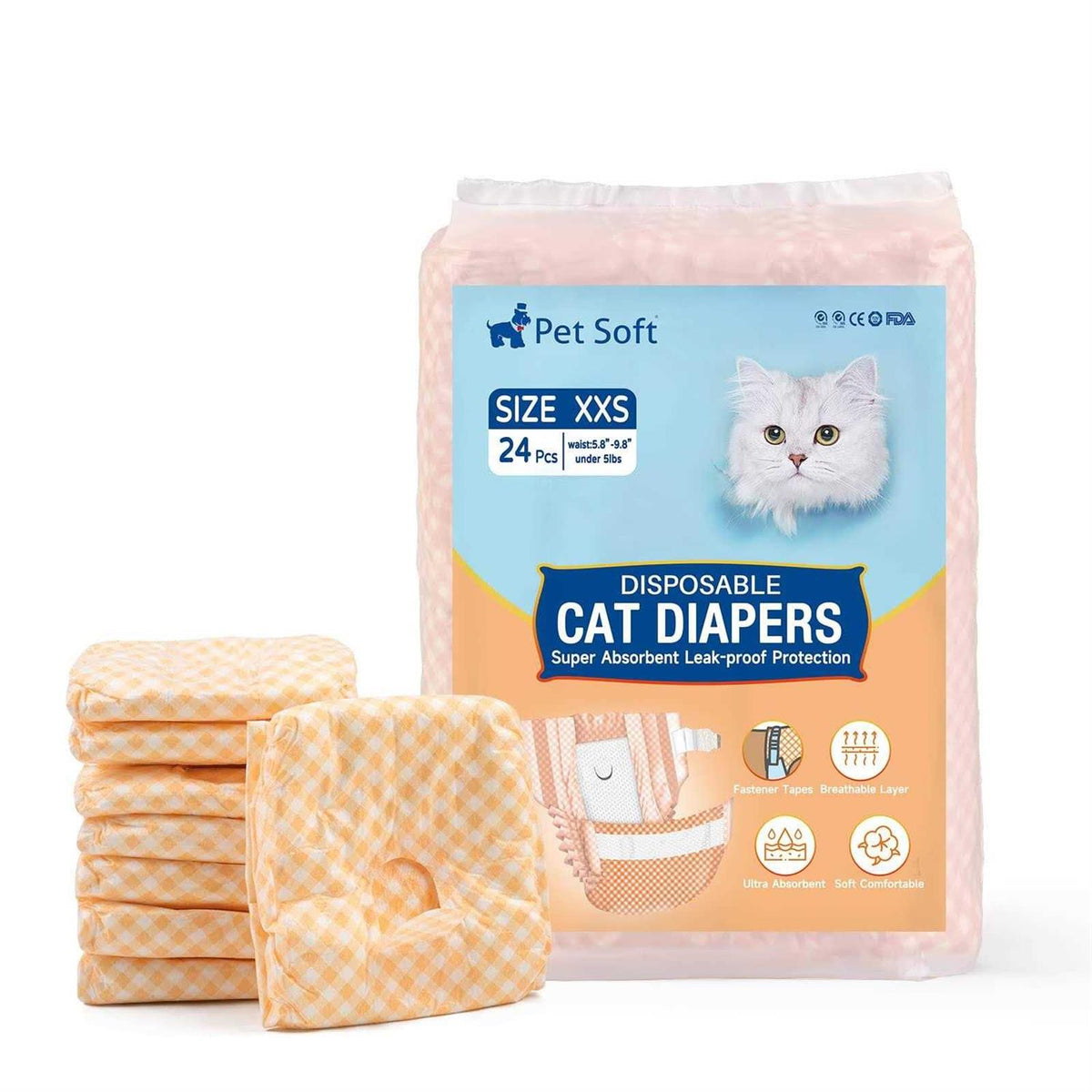 Soft Disposable Female Cat Dog Diapers B88961