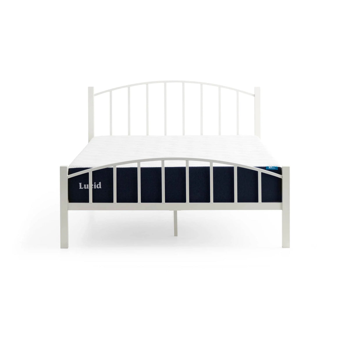 Black Metal Queen Platform Bed T603599