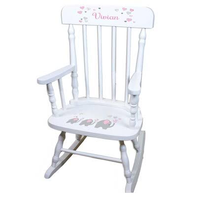 White Kids Rocking Chair J3770