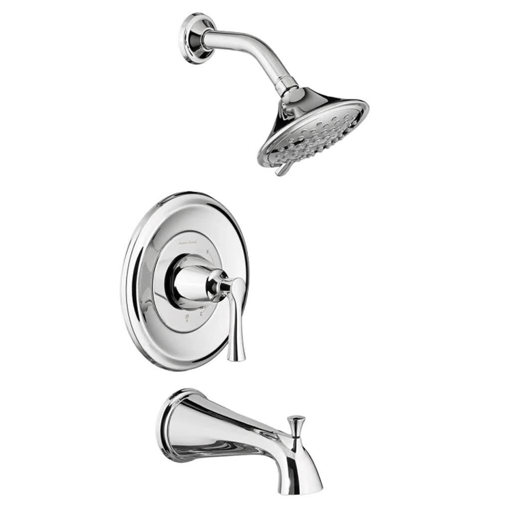 Tub and Shower Trim Package with 2.5 GPM Polished Chrome N686