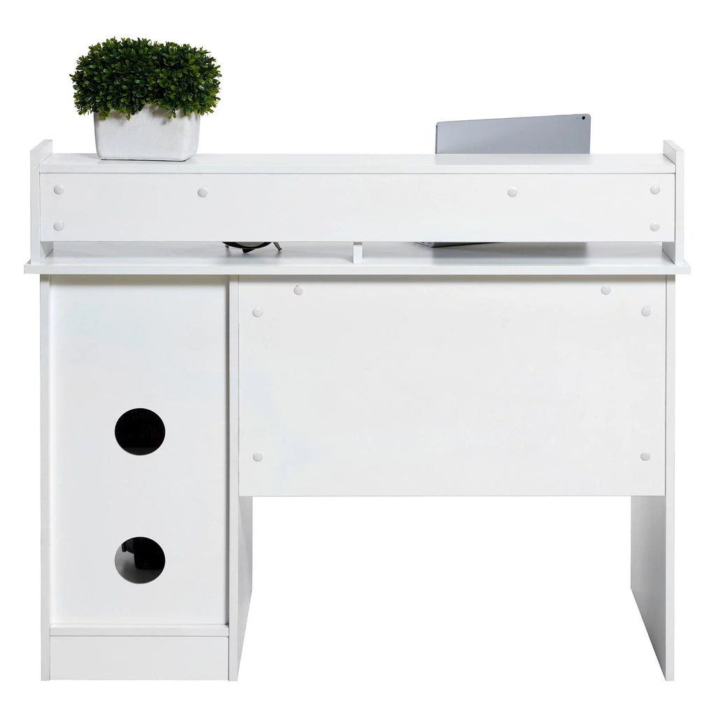 Computer Desk Hutch with Pull-Out Keyboard O555