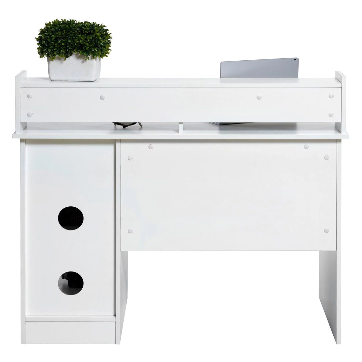Computer Desk Hutch with Pull-Out Keyboard O555