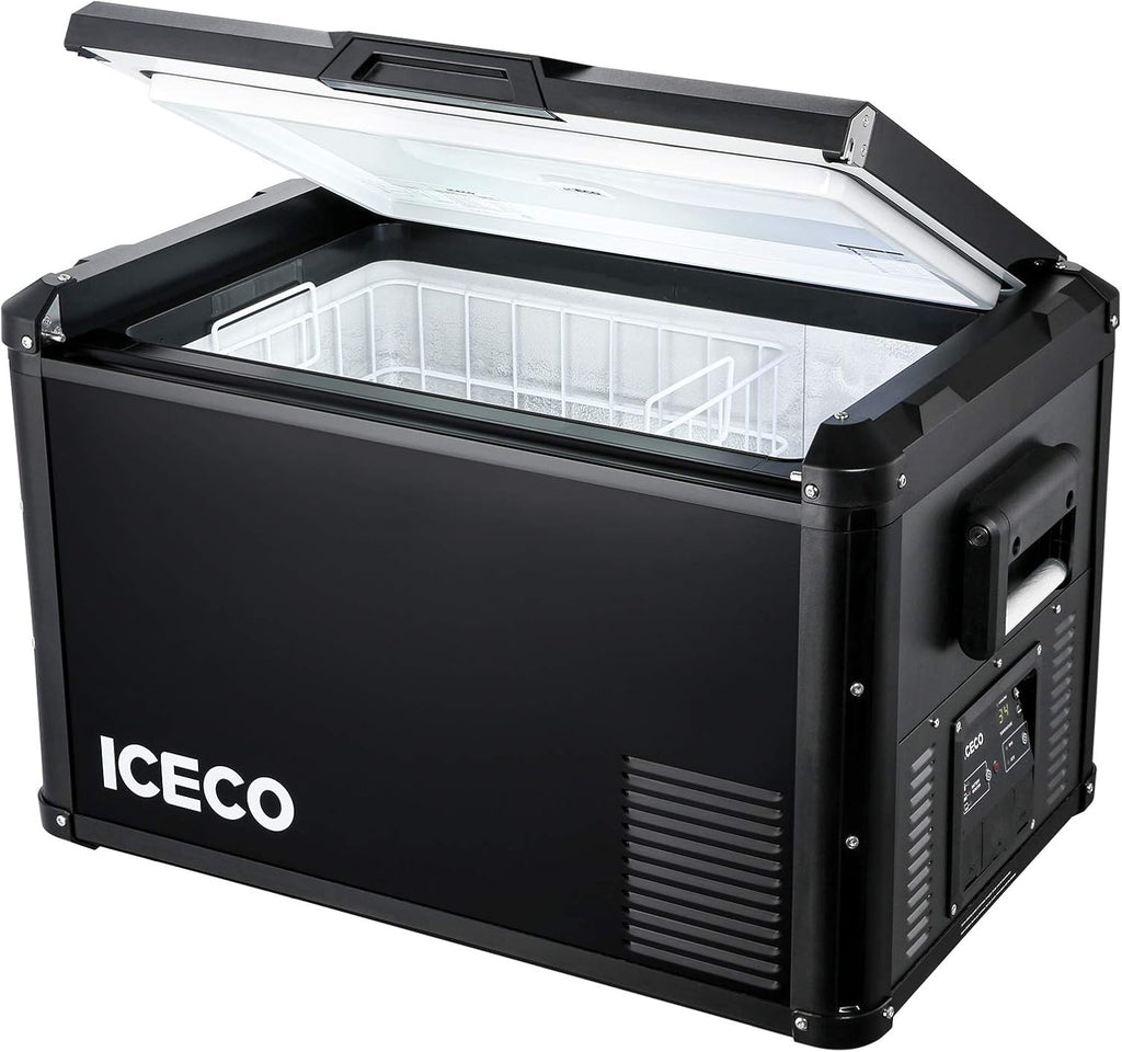 Portable Refrigerator, 45L Steel Compact Refrigerator, 47 Quarts R595