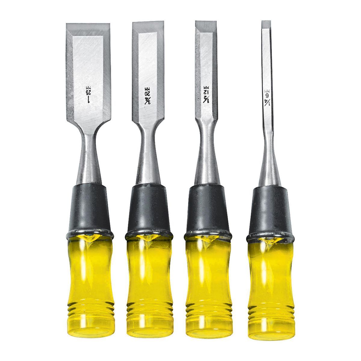 Wood Chisel Set with PVC Handle, 4 Piece S397