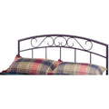 Black Full Queen Metal Spindle Headboard K4615