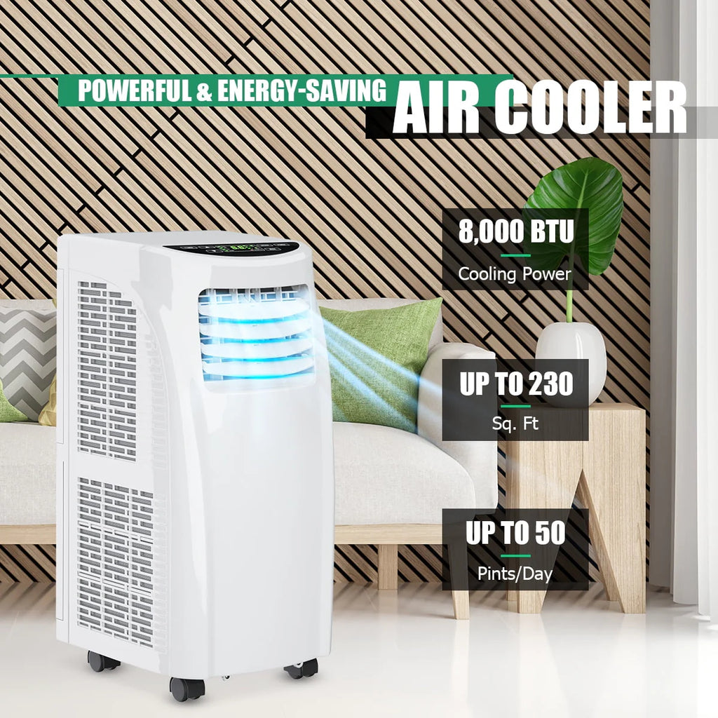 8000BTU Portable Air Conditioner & Dehumidifier R35660