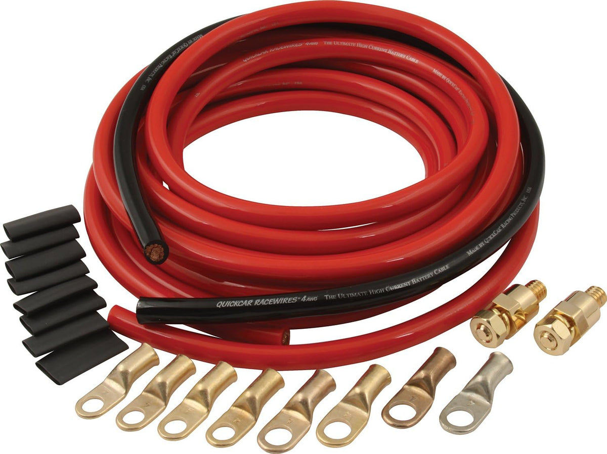 2 Gauge Battery Cable Kit with Terminals and Power Rings Y15923