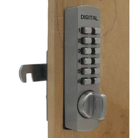 Mechanical Keyless Cabinet Surface Mount Cam Lock - Bright Brass F601524