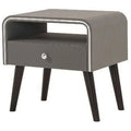 16" 1-drawer Wood Curved Edge Nightstand K526923