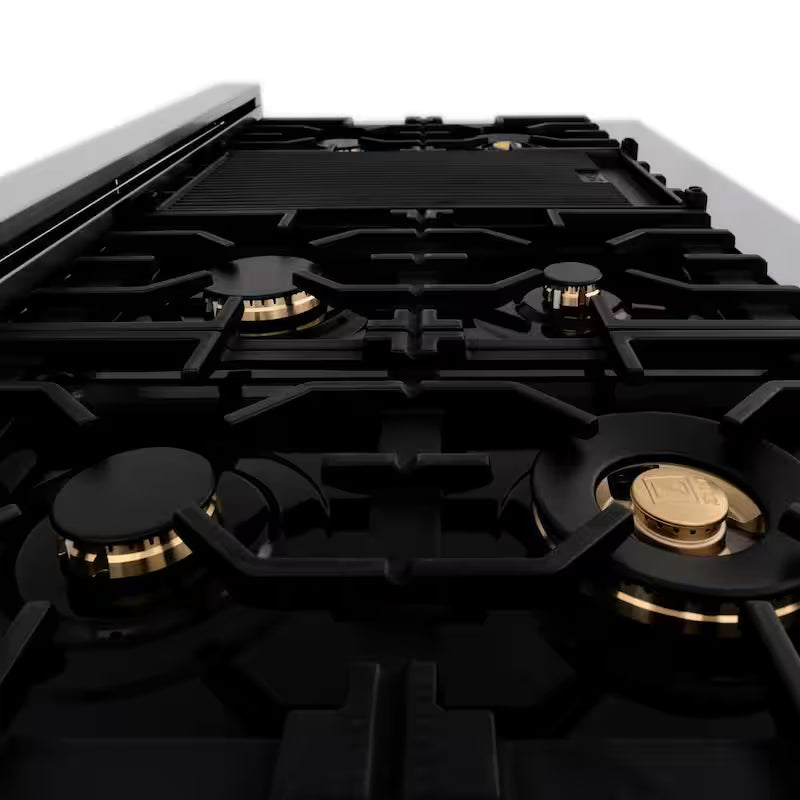 48 in. 7-Burner Double Oven Dual Fuel Range P858304