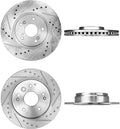 FRONT 299.86mm + REAR 282mm D/S 5 Lug Rotors Z90929