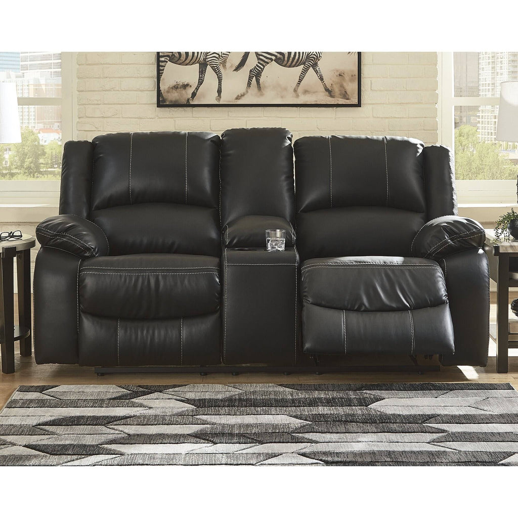 Reclining Loveseat with Console P68557