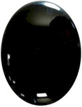 Black Tourmaline Crystal Cabochon Gemstone L416642