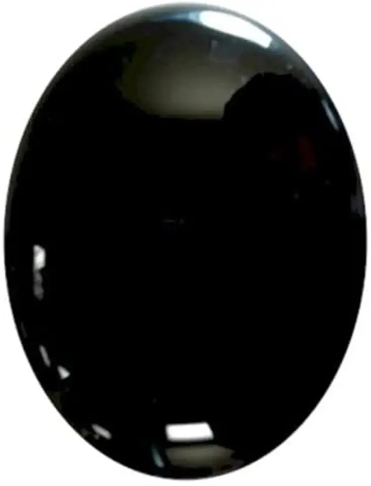Black Tourmaline Crystal Cabochon Gemstone L416642