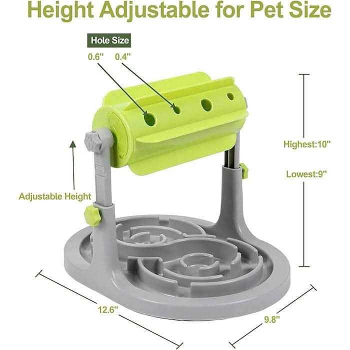 Adjustable Height Slow Feeder Game I418816